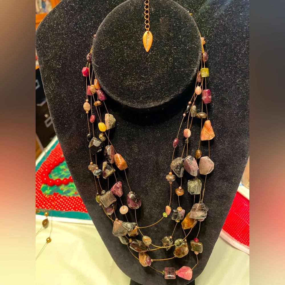 Coldwater Creek Gemstone Necklace
